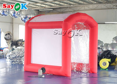 Outdoor 2x2.5x2.5mH Red Inflatable Disinfection Fogger Channel