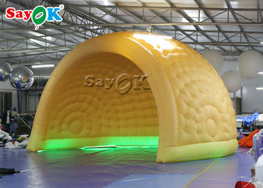 Dome Inflatable Tent ROHS Amusement Parks 6m LED Inflatable Air Dome Tent