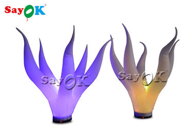 Customized Nylon 3m Inflatable LED Seaweed For Festival