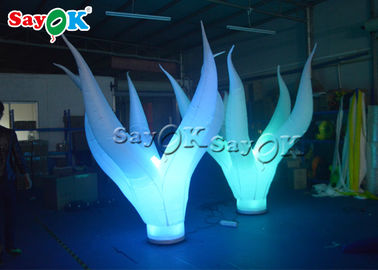 Customized Nylon 3m Inflatable LED Seaweed For Festival