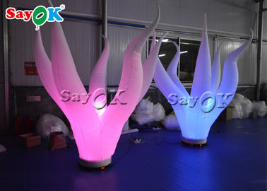 Customized Nylon 3m Inflatable LED Seaweed For Festival