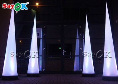 Party Decorative Inflatable LED Cone For Outdoor And Indoor Event