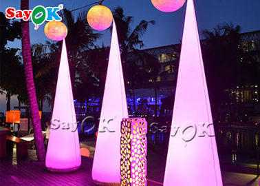 Party Decorative Inflatable LED Cone For Outdoor And Indoor Event
