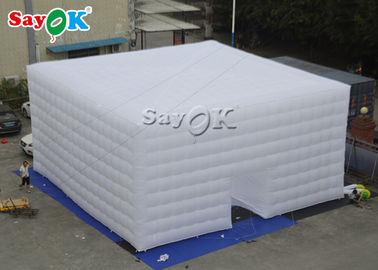 Go Outdoors Inflatable Tent Waterproof  PVC Party Event Inflatable Cube Tent With LED