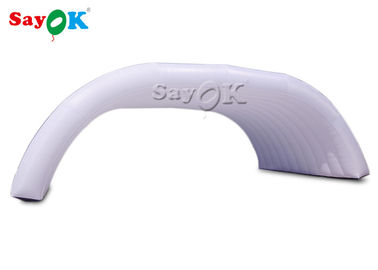 Custom Inflatable Tent 12x6x5mH White Dome Inflatable Stage Tent For Party Event