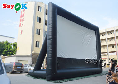 Inflatable Cinema Screen Black And White School  Inflatable Projector Movie Screen