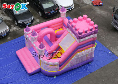 Kid Waterproof Princess Pink Inflatable Boucing Castle 5x5.5x4.2m