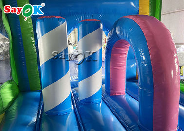 Outdoor Playground Pvc Rainbow Inflatable Unicorn Bouncy Castle