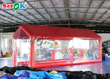 Air Inflatable Tent Red PVC Waterproof Inflatable First Aid Disinfection Medical Channel