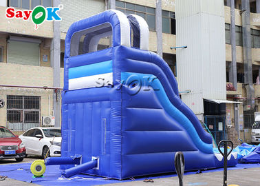 Commercial Inflatable Slide Adult And Kid Double Lane Inflatable Slip And Slide With Pool