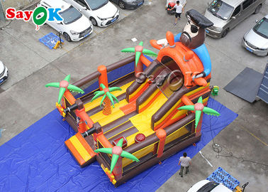 Airtight Outdoor Pirate Jumping Castle Inflatable Bouncer For Children