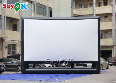 Inflatable Big Screen Outside Airtight Inflatable Movie Projector Screen For Advertising Display