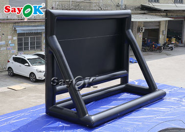 Backyard Movie Screens 7x5mH Foldable Black Inflatable Screen Cinema For Stage Decoration