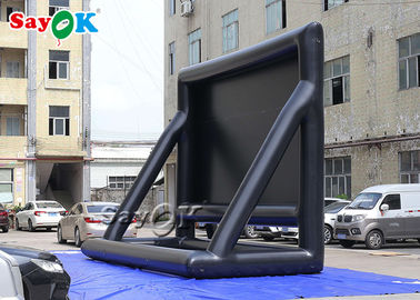 Inflatable Big Screen Outside Airtight Inflatable Movie Projector Screen For Advertising Display