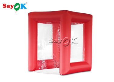 Red Inflatable Medical Disinfection Sterilization Channel For Emergency