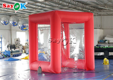 Red Inflatable Medical Disinfection Sterilization Channel For Emergency