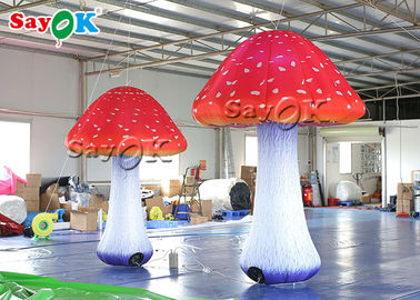 Stage Decoration 2.5m Inflatable Mushroom With Led Light