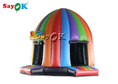 Best Inflatable Tent 5x4x3.8mH Inflatable Disco Dome Bouncy Castle With Magic Lights
