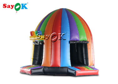 Inflatable Tent Dome 5x4x3.8mH Inflatable Disco Dome Bouncy Castle With Magic Lights