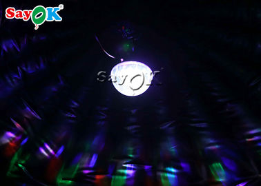 Inflatable Tent Dome 5x4x3.8mH Inflatable Disco Dome Bouncy Castle With Magic Lights