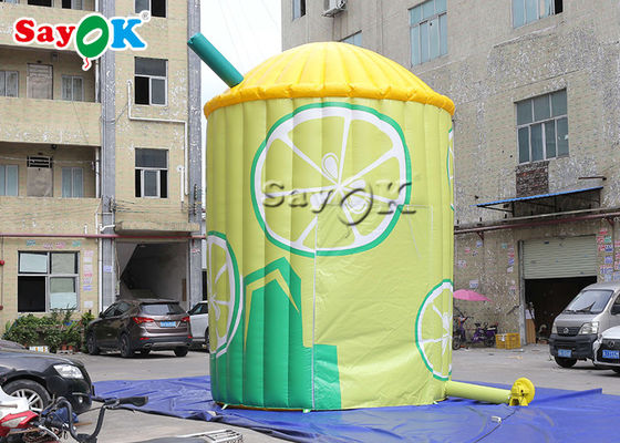 Inflatable Air Tent 3.5x5.3mH 0.4mm Inflatable Lemonade Stand Booth Tent For Display