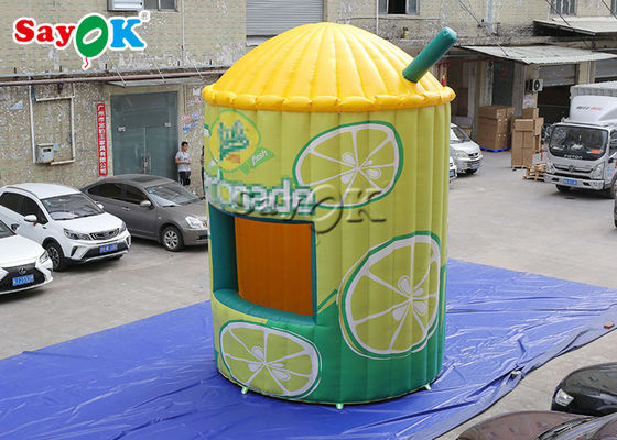 Inflatable Air Tent 3.5x5.3mH 0.4mm Inflatable Lemonade Stand Booth Tent For Display