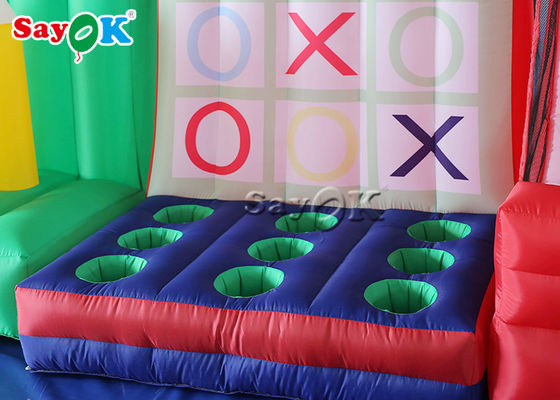 Inflatable Outdoor Games Backyard 4 In 1 Inflatable Pencil Ring Throwing Game