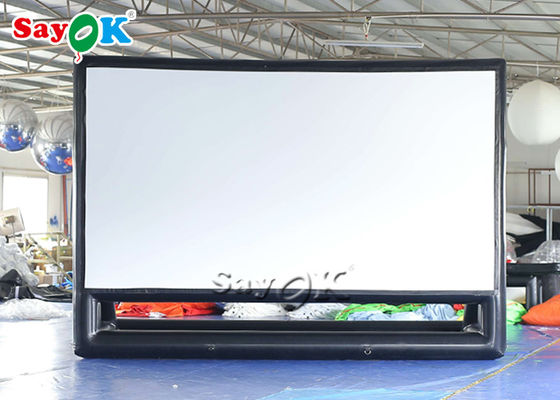 Backyard Movie Screens Theater 4.72x3.402mH PVC Inflatable Projector Screen With Blower