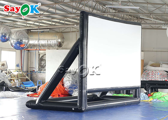 Backyard Movie Screens Theater 4.72x3.402mH PVC Inflatable Projector Screen With Blower