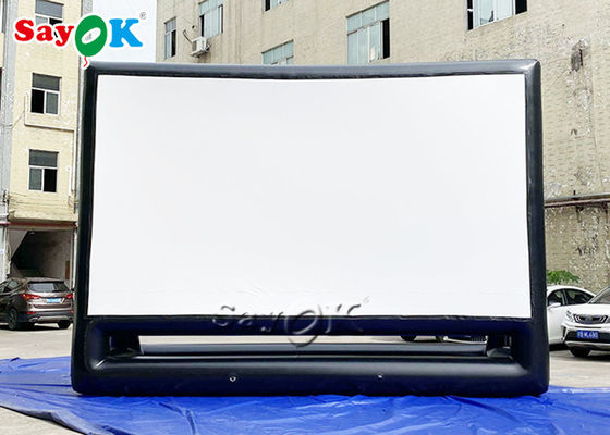 Waterproof PVC 6.4x4.6mH Commercial Inflatable Sealed Air Screen