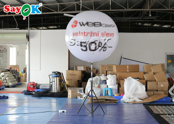 1.5m Advertising Inflatable Tripod Stand Led Light Balloon