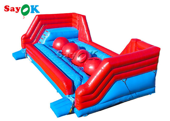 Inflatable Obstacle Course Big Baller Wipeout Course Inflatable Sports Games For Family Center