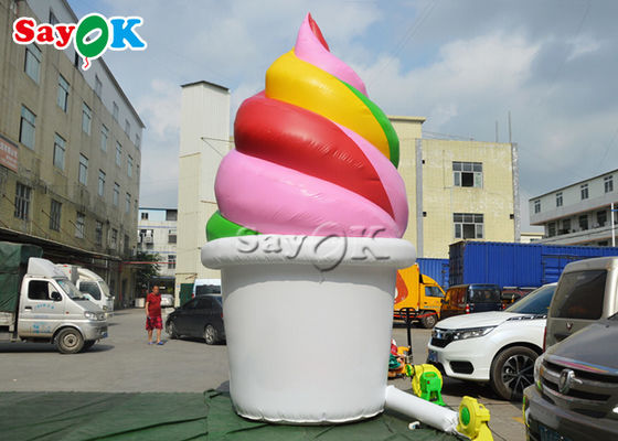 Custom 5mH PVC Inflatable  Ice Cream Cone Model