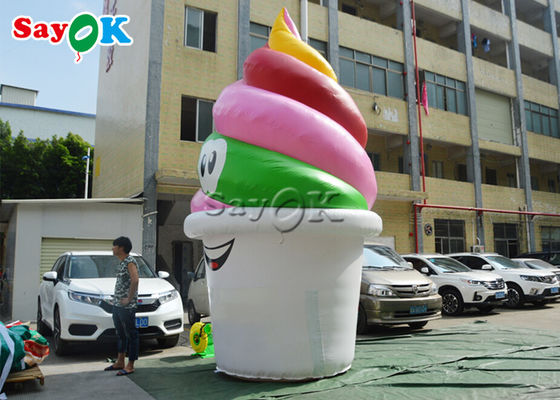 Custom 5mH PVC Inflatable  Ice Cream Cone Model
