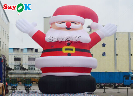 10m Christmas Inflatable Santa Model For Advertising