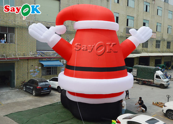 10m Christmas Inflatable Santa Model For Advertising