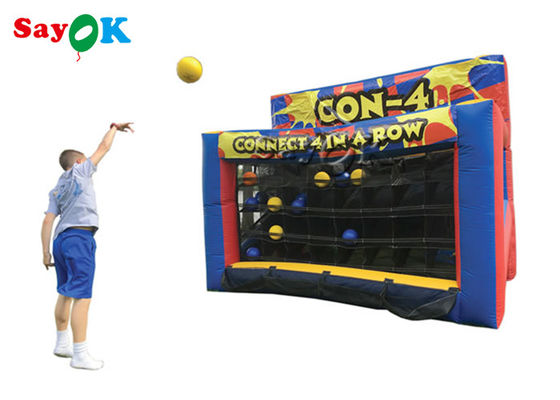 Inflatable Outdoor Games Customized 4 In Row Carnival Inflatable Basketball Game