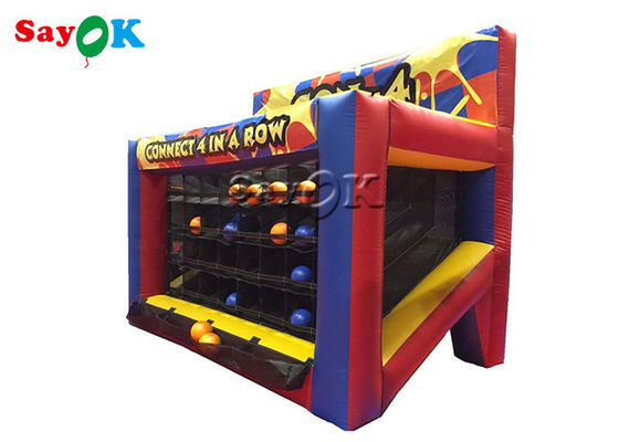 Inflatable Outdoor Games Customized 4 In Row Carnival Inflatable Basketball Game