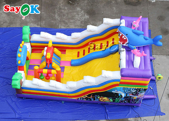 Inflatable Bouncy Slide Commercial Jumbo Inflatable Jumper Slide Combo For Children