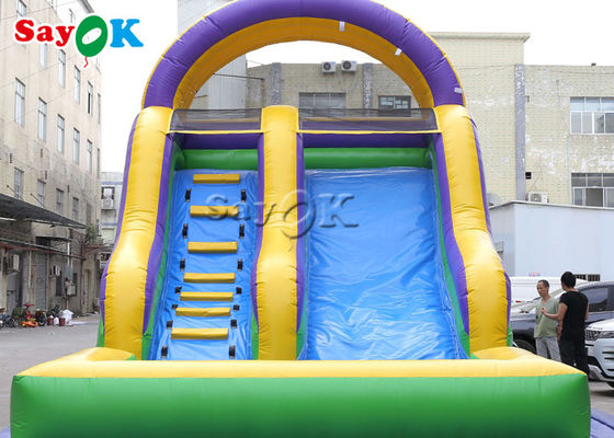 7x4mH Adult Inflatable Climbing Water Slides With Pool Inflatable Slide For Kids