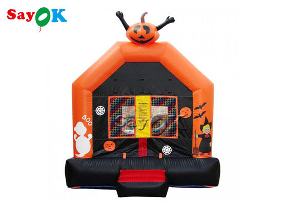 PVC Tarpaulin Halloween Pumpkin Inflatable Jumping Castle Bounce House