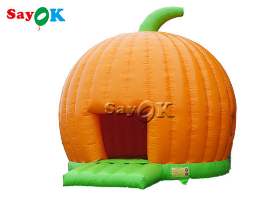 4x3.8mH Orange Inflatable Bounce Pumpkin Jumping Castle