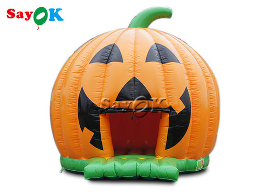 Child  Tarpaulin Halloween Inflatable Pumpkin Bouncer For Party