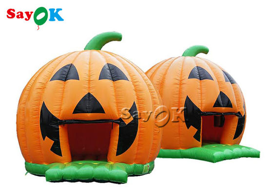 Child  Tarpaulin Halloween Inflatable Pumpkin Bouncer For Party