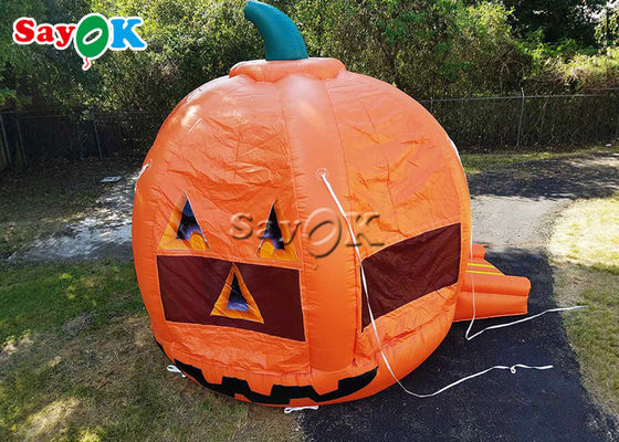 5.6x4.8x4.5mH Pumpkin Theme Inflatable Bounce House UV Resistant