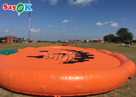 Customized Outdoor Inflatable Pumpkin Jumping Pad For Kids