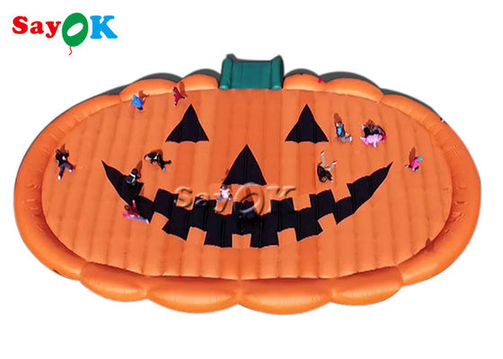 Customized Outdoor Inflatable Pumpkin Jumping Pad For Kids