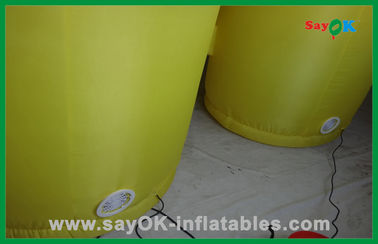 Yellow Color  Custom Inflatable Products Giant Inflatable Beer Cup For Events