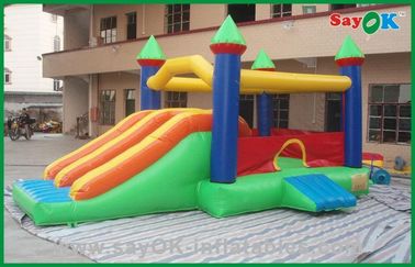 Inflatable Jumping Bouncer Customized Inflatable Bouncer Slide For Fun , Bouncy Castle With Slide