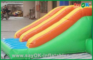 Inflatable Jumping Bouncer Customized Inflatable Bouncer Slide For Fun , Bouncy Castle With Slide